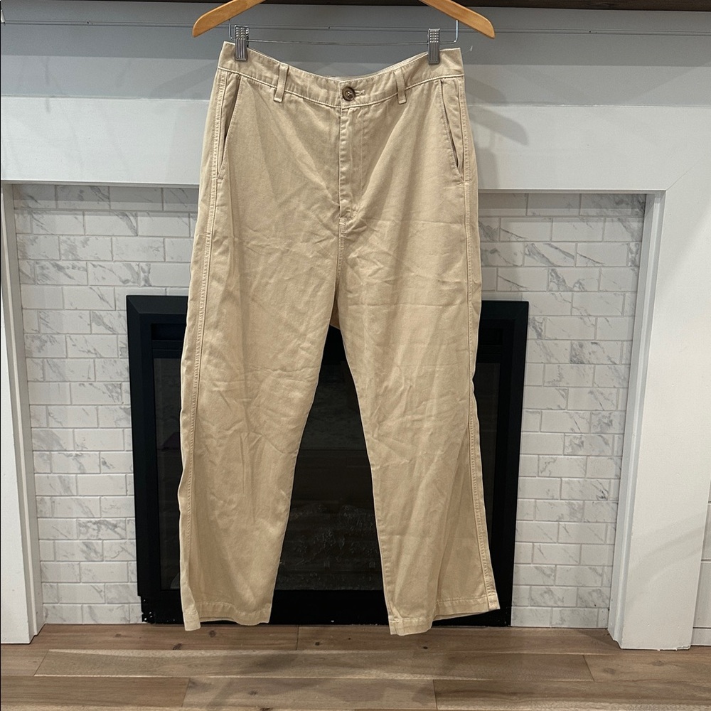 THE GREAT Light Tan Cotton garment dyed chino ranger Trousers pants - Picture 3 of 9